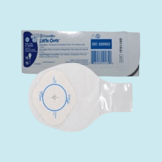 0000430_020922-little-ones-pouch-drainable-transparent-50mm_550_stomaneeds-1 (1) 020922 Little Ones Drainable Pouch Transparent 50mm - Image 1