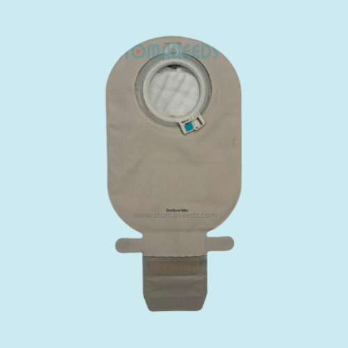 11443 (1) 11443 Coloplast Mio Neutral Grey Ostomy Bag 50mm - Image 1