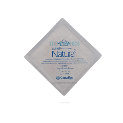 foldable skin barrier convex