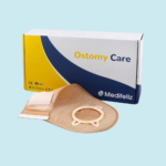 10406 Medifeliz Two Piece Colostomy Bag Opaque 60mm - Image 2