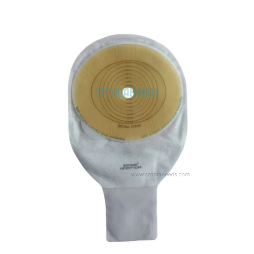 Bao Health One Piece Open Ostomy Pouch with Filter, XXL 10910201F 10910201F Bao Health One Piece Open Ostomy Pouch with Filter 102MM - Image 1