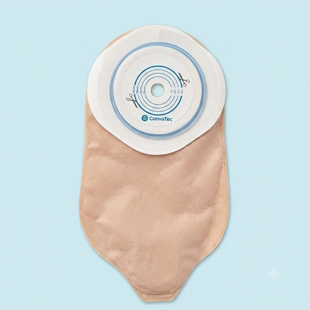 421631 convatec single piece urostomy bag 45mm 421631 Esteem + Urostomy Pouch 45mm