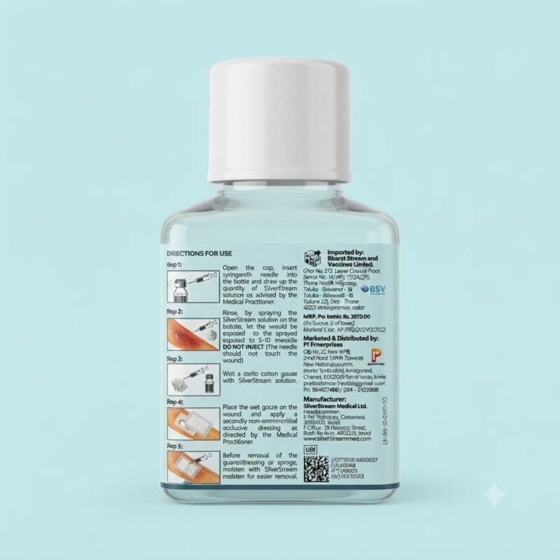 silverstream solution for wound and burns 100 ml