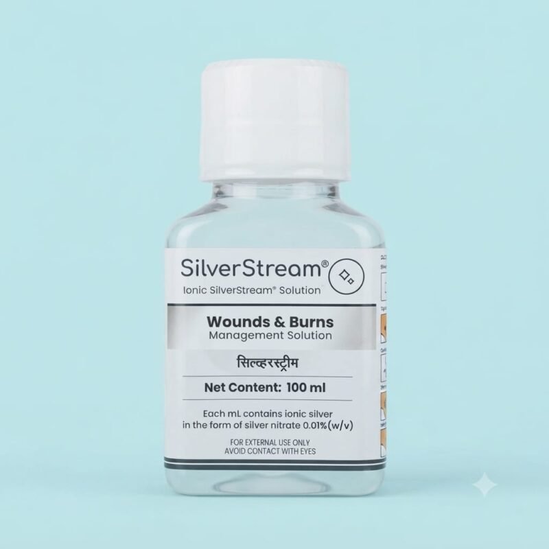 silverstream solution for wound and burns